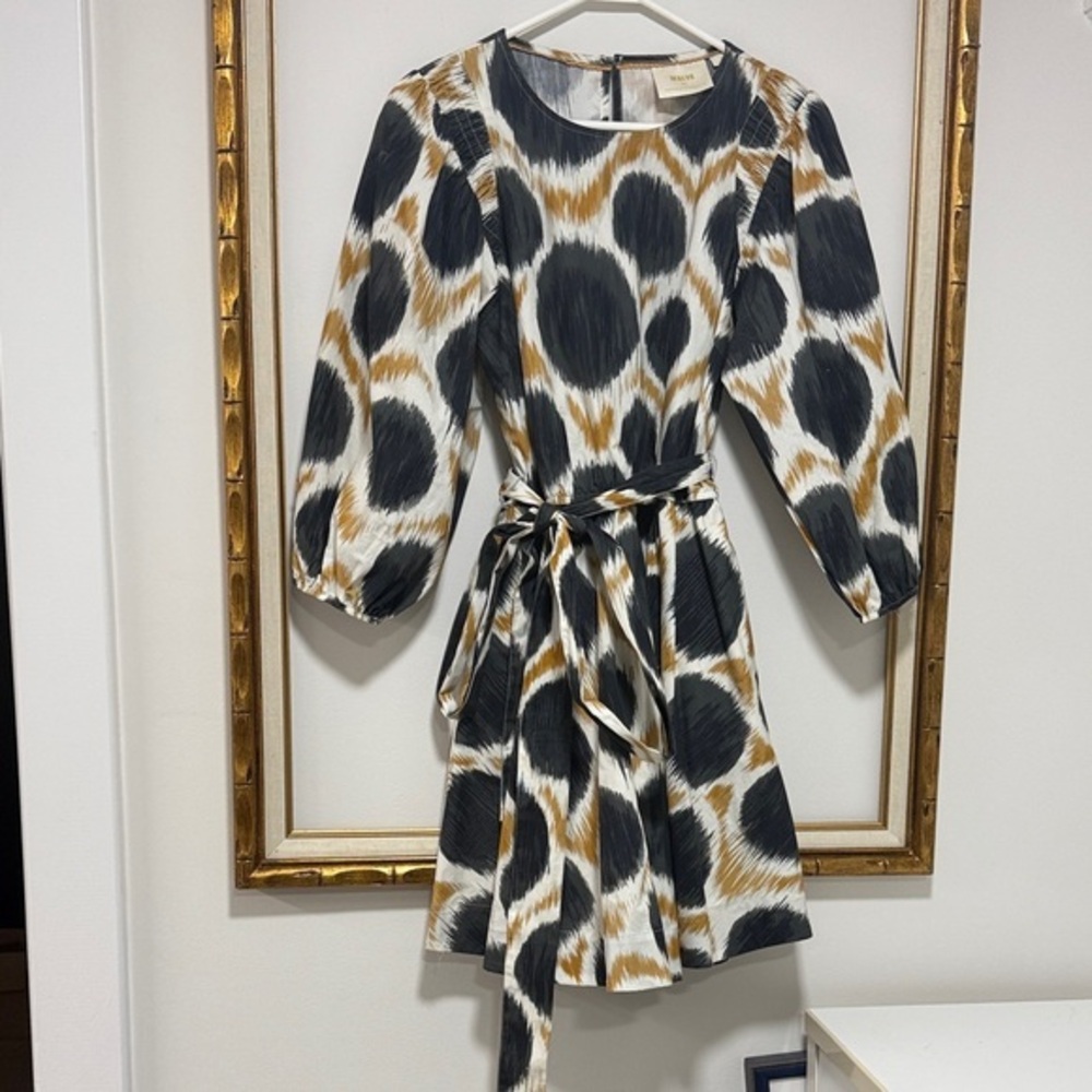 Maeve Black and White Patterned Dress size XS
